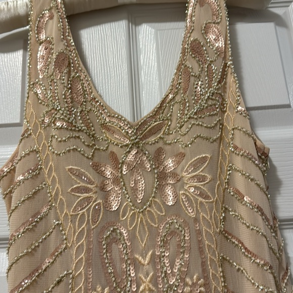 Babeyond sequin dress with double fringe layers at the bottom perfect condition - Picture 2 of 4